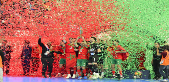 Can De Futsal Le Maroc Bat Langola D Croche Son E Titre Daffil E