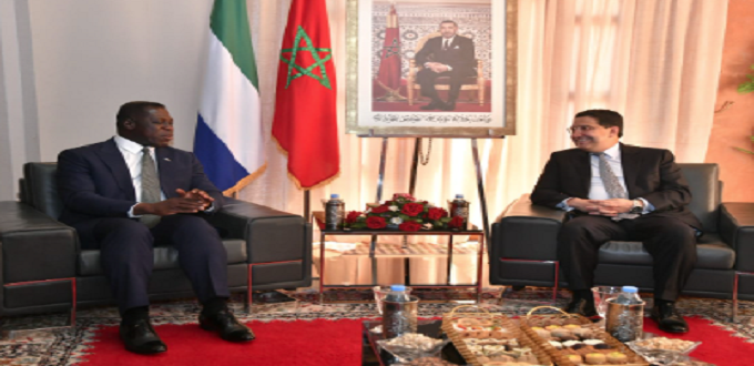 Sahara: la Sierra Leone réitère son soutien à l’intégrité territoriale du Maroc