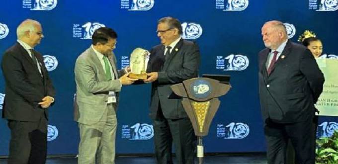 Bali: Le 8ème Grand Prix Mondial Hassan II de l’Eau décerné à la FAO