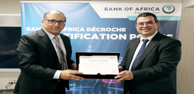 Sécurité des paiements: Bank of Africa obtient la certification PCI DSS