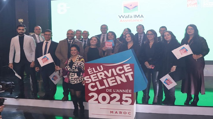 Wafa ima assistance élu service client de l’année maroc 2025