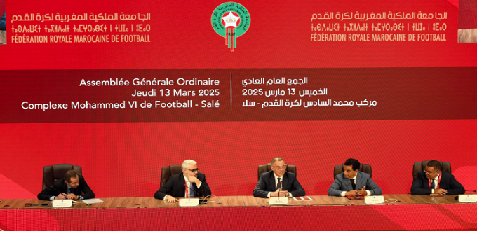 La Fédération Royale Marocaine de Football tient son Assemblée Générale Ordinaire