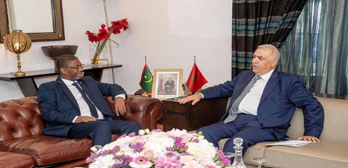 Laftit reçoit le ministre mauritanien chargé de la décentralisation et du développement local