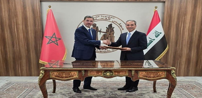 Maroc-Irak : Signature d’un mémorandum d’entente pour renforcer la coopération judiciaire