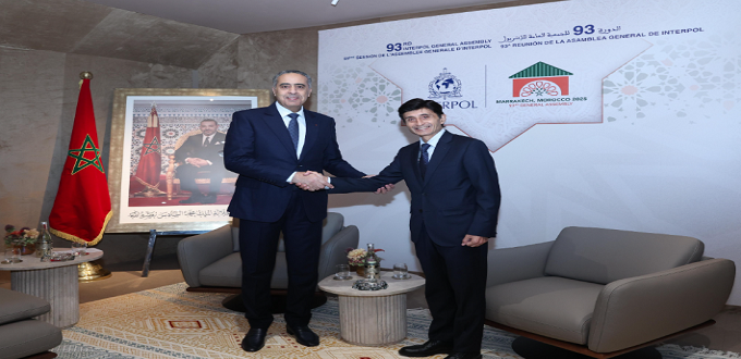 Interpol Marrakech : Hammouchi reçoit le Chef de la Police de l’ONU