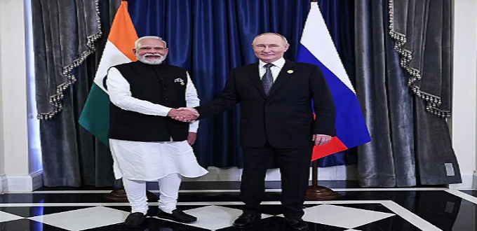 Vladimir Poutine en Inde les 4 et 5 décembre pour une visite d’État