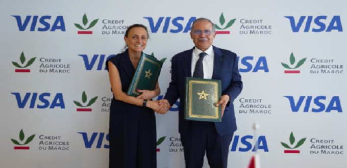 Le Crédit Agricole du Maroc s’allie à Visa pour renforcer la digitalisation des paiements