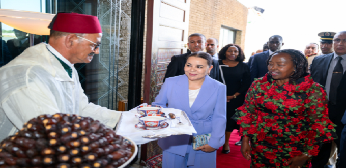 Maroc-Kenya : la Première Dame Rachel Ruto arrive à Salé pour une visite de travail