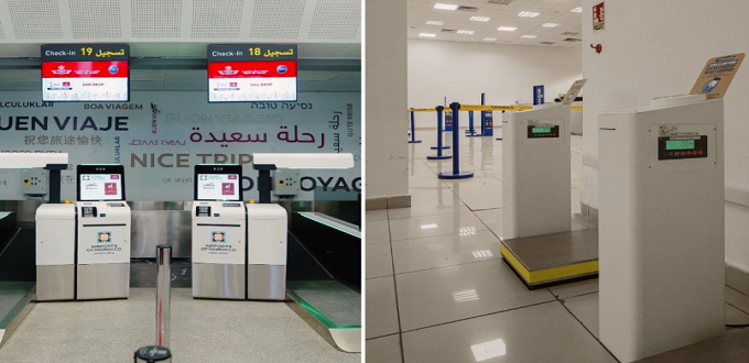 Aéroport de Rabat-Salé : le dispositif de dépose-bagages automatisée « Self Bag Drop » déployé